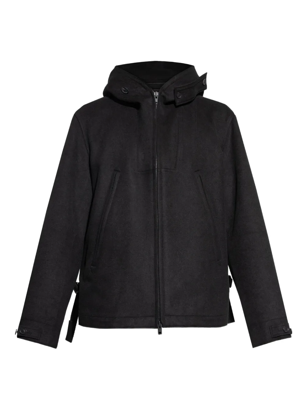 Y-3 Hooded Zip-front Jacket