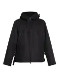 Y-3 hooded zip-front jacket - Black