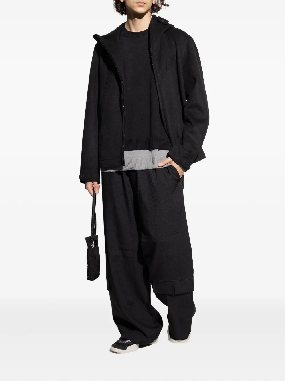 Y-3 hooded zip-front jacket | Hooded Jackets | Image 2