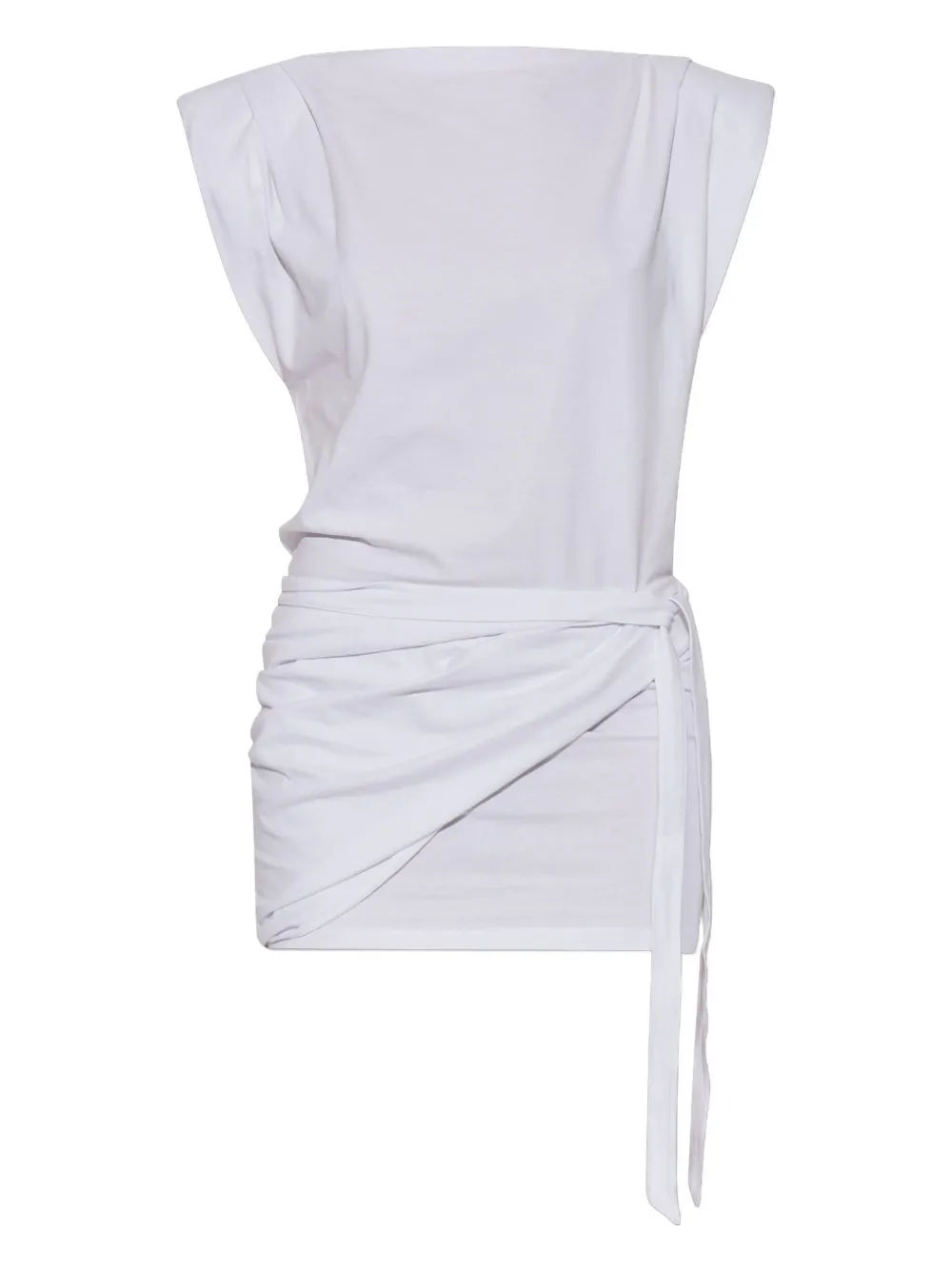 ISABEL MARANT Marielle mini-wikkeljurk Wit