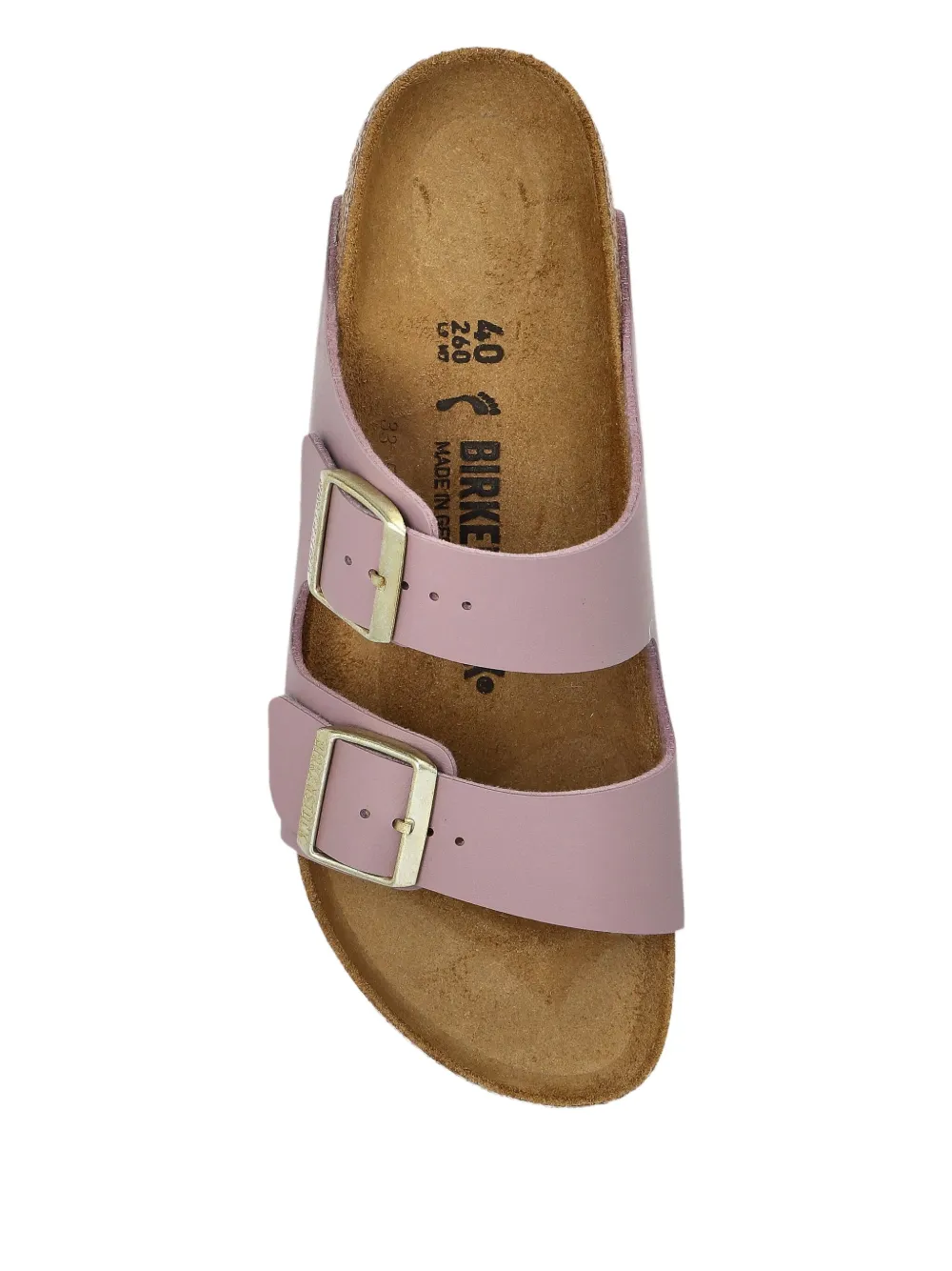 Birkenstock Arizona Birko-Flor double-buckle sandals Purple