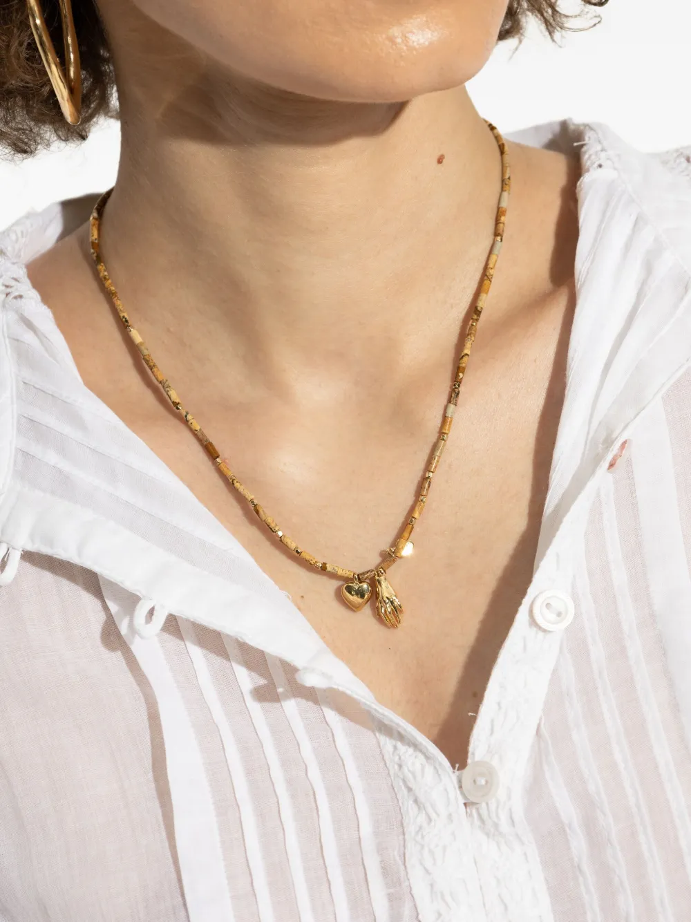 ISABEL MARANT  heart-hand necklace | Image 2