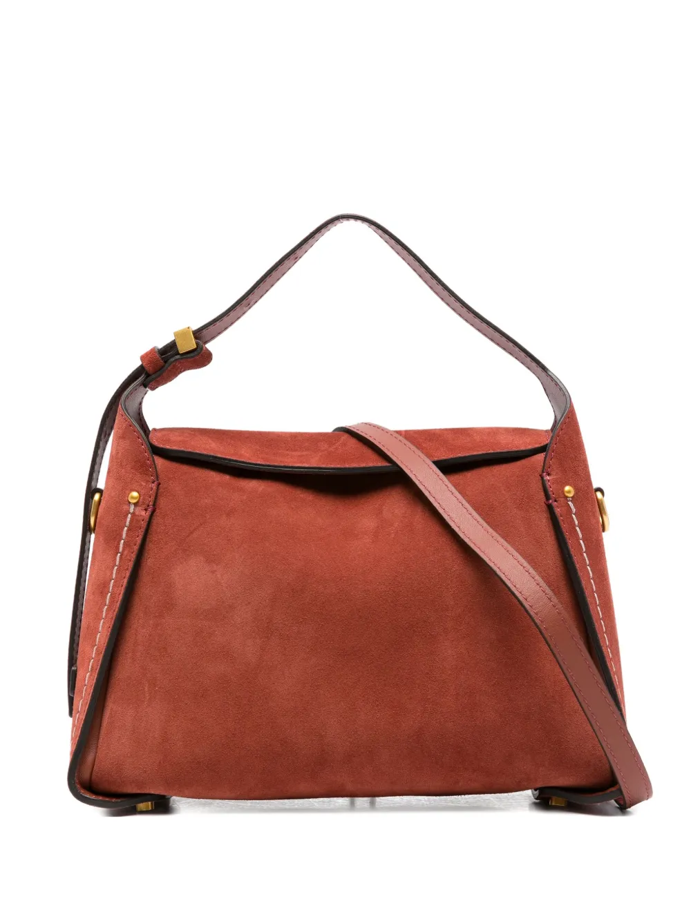 GIANNI CHIARINI Penelope suède schoudertas Rood
