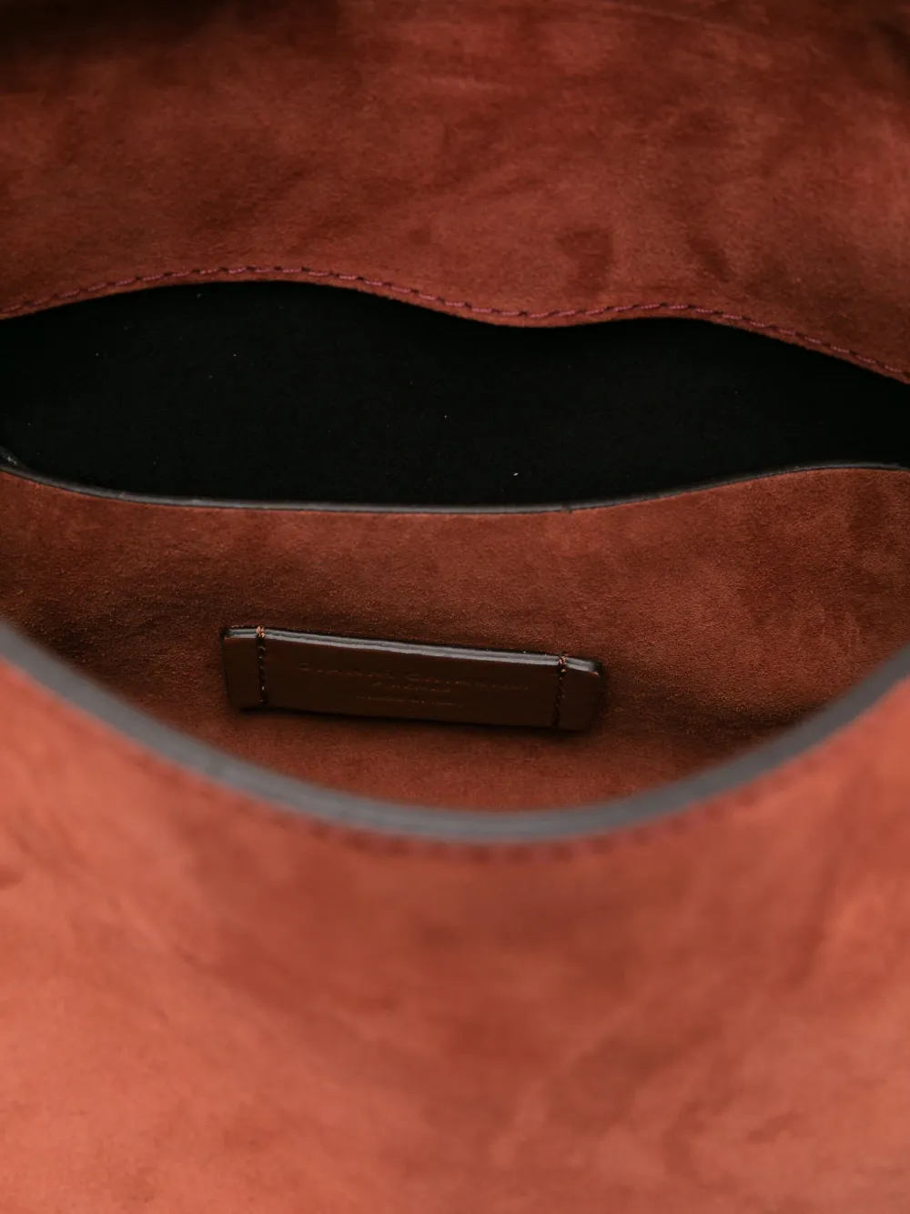 GIANNI CHIARINI Penelope suède schoudertas Rood