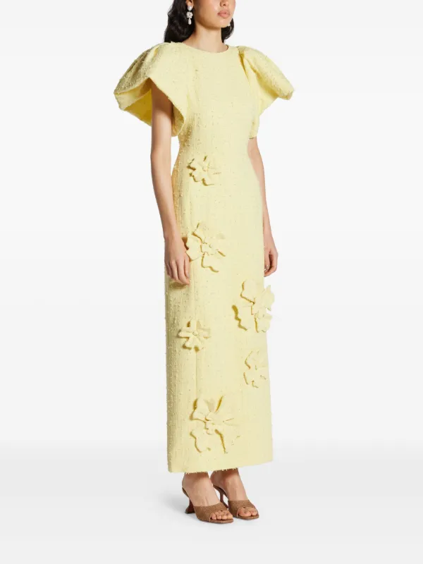 knee length dresses for ladies Leo Lin - Bree V Neck Embroidery Mini Dress