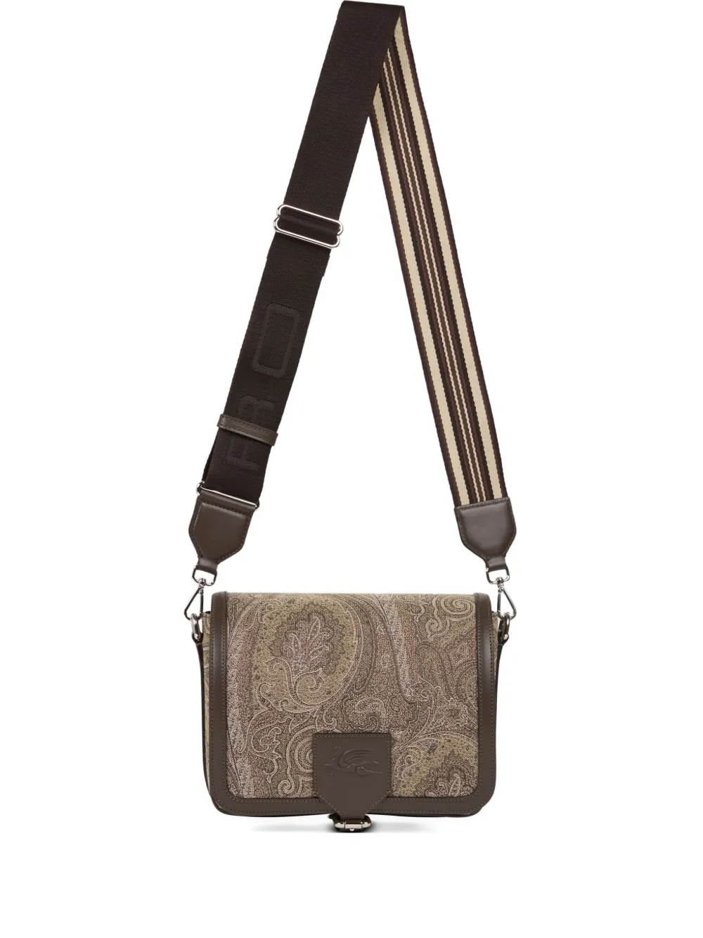 ETRO paisley-pattern messenger bag | Brown | Image 1