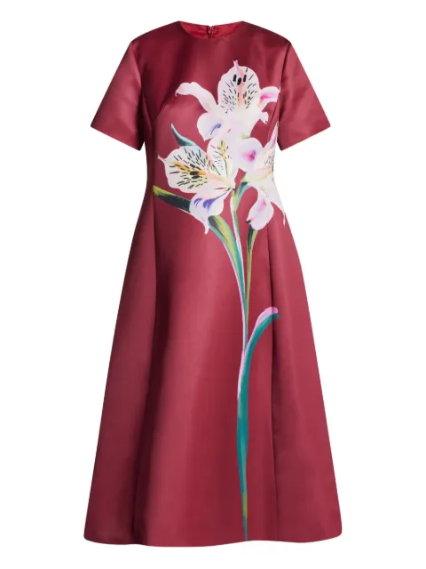 Leo Lin Caroline floral-print short-sleeve dress