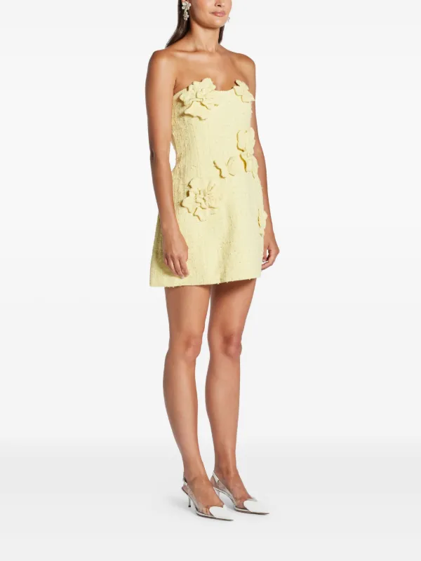leo lin rosario embellished mini dress The limited Rosario dress by Leo Lin: a ready-to-wear piece crafted with  couture-level detail. Hand-beaded using the brand's full beading  technique, with over 400 hours of work behind every floral motif. Available