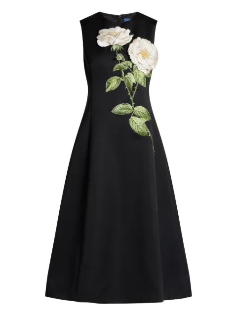 Leo Lin Cleo flower-embellished sleeveless dress