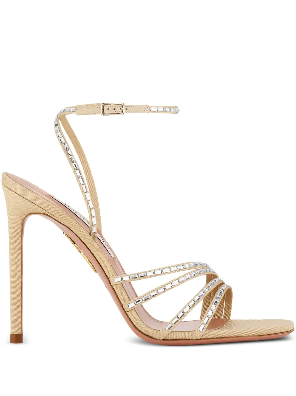 Aquazzura 105mm Mistica sandals Neutrals