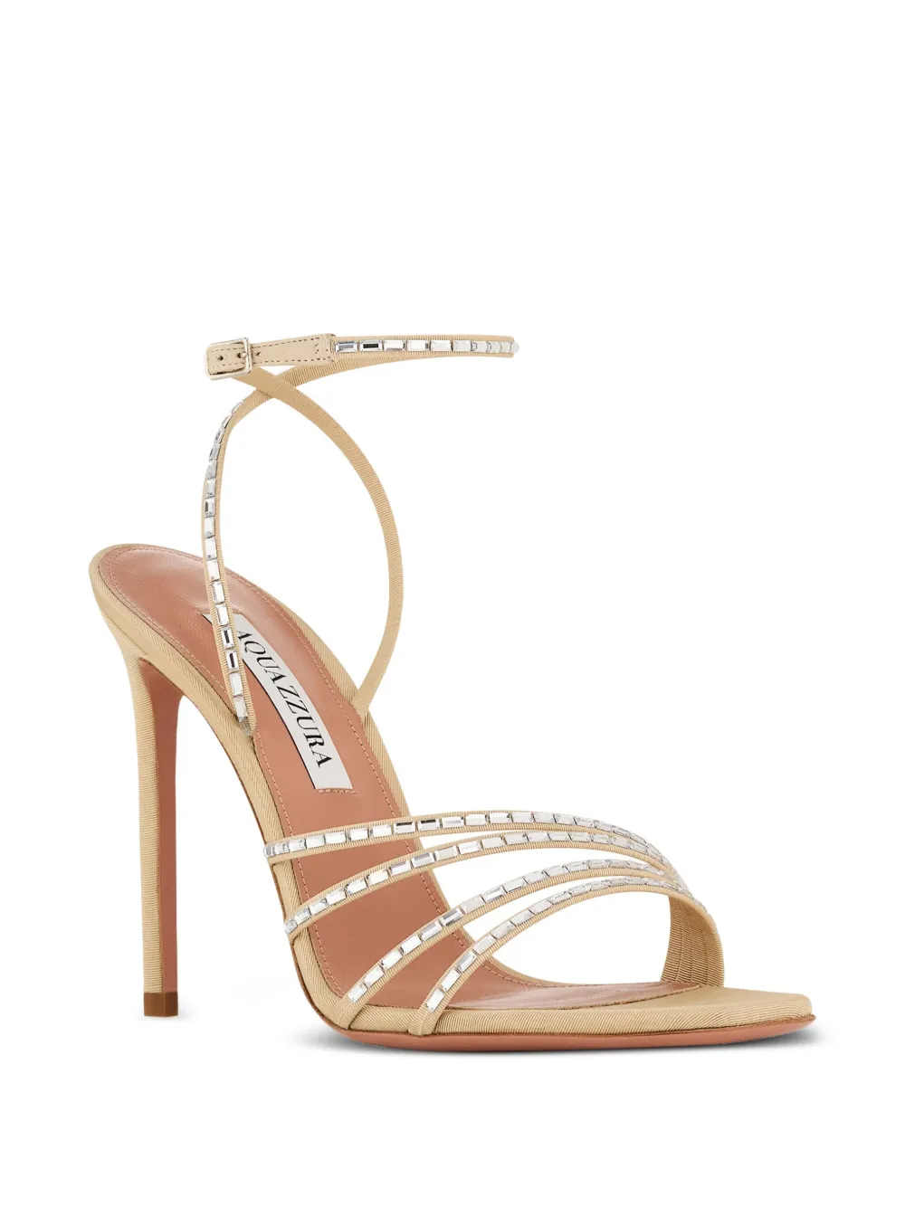 Aquazzura 105mm Mistica sandals Neutrals