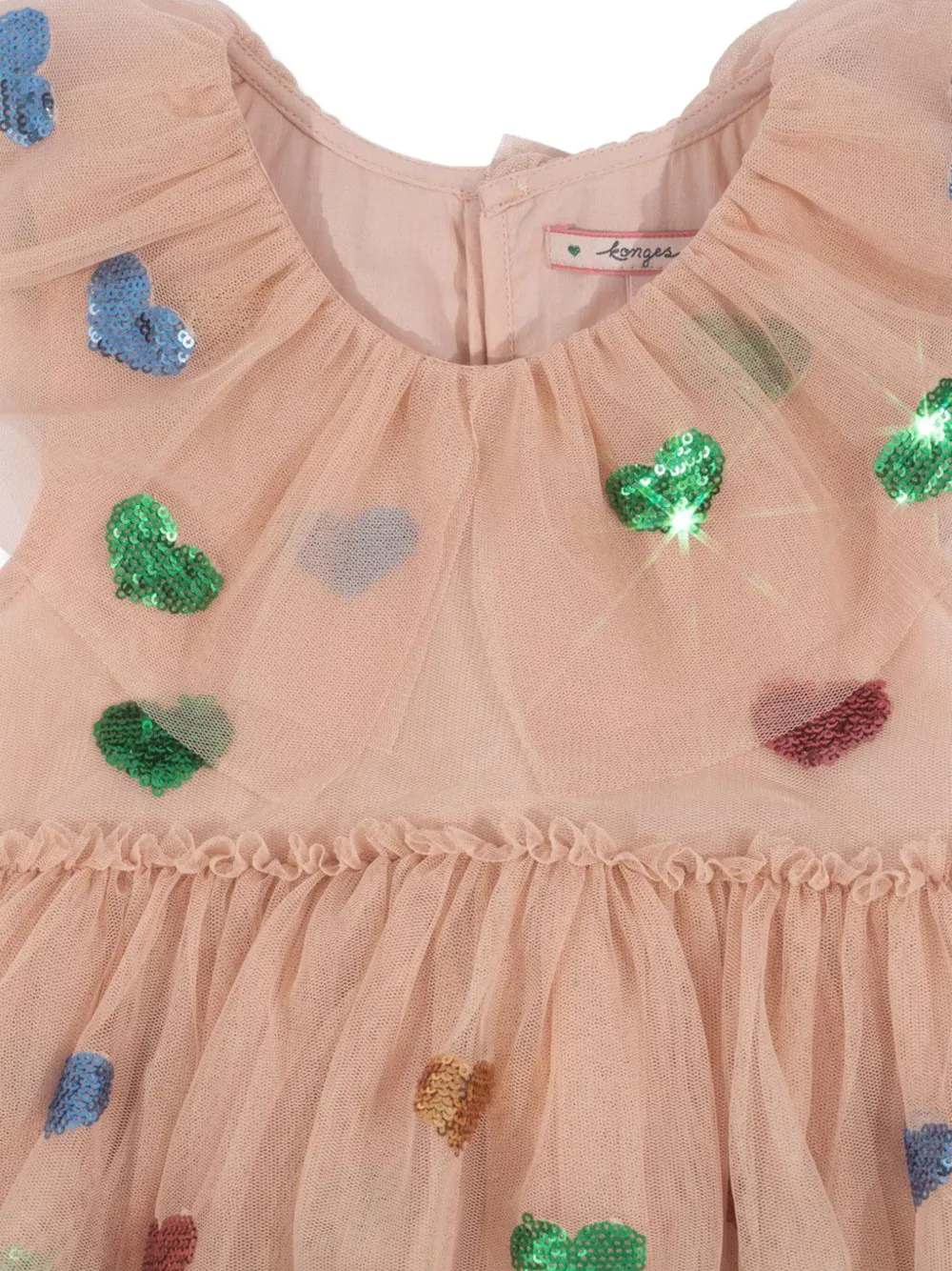 Konges Sløjd Yvonne layered tulle dress Roze