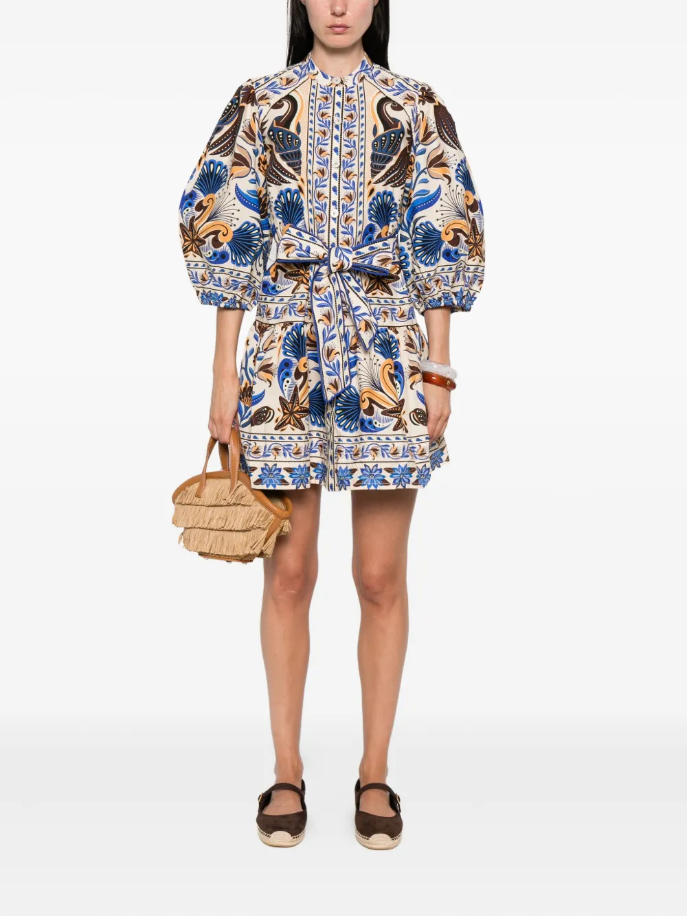 FARM Rio printed belted mini shirt dress | Day Dresses | Image 2