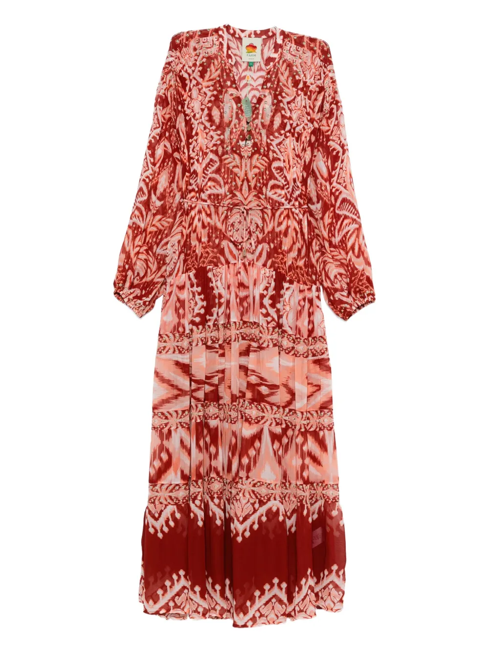 FARM Rio tropical-print maxi dress | Red | Image 1