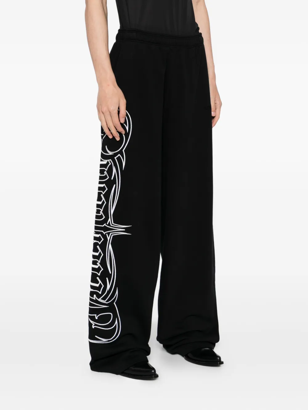 VETEMENTS broek met print Zwart