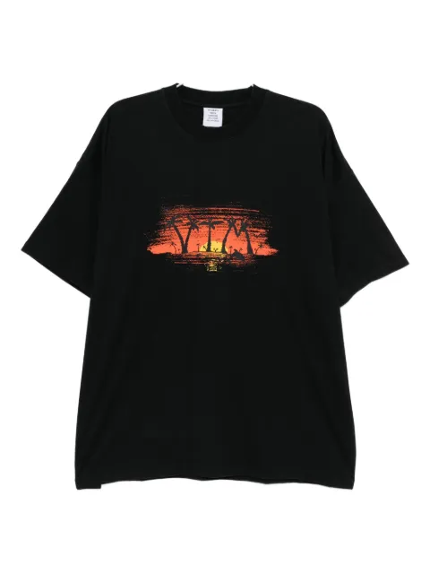 VETEMENTS printed cotton T-shirt