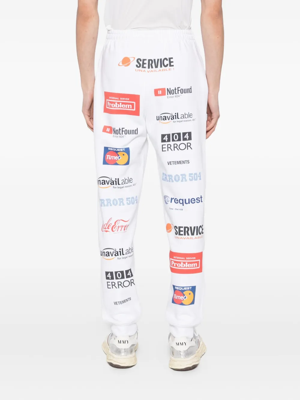VETEMENTS Katoenen broek Wit