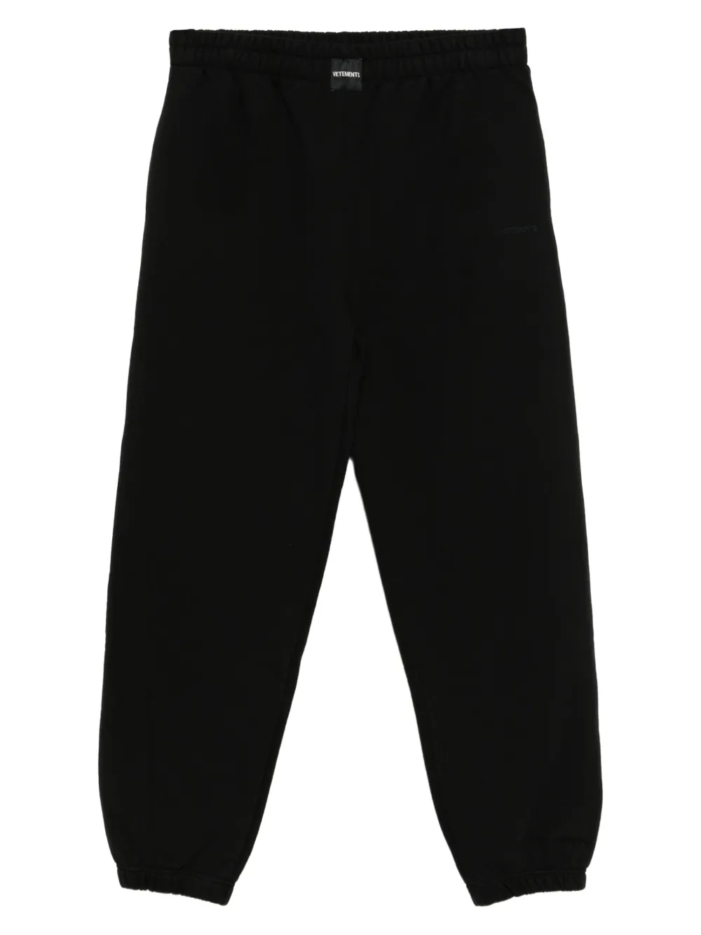 VETEMENTS Broek met geborduurd logo Zwart