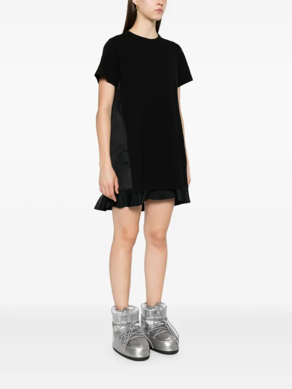 Sacai ラッフル ミニドレス | ブラック | FARFETCH JP