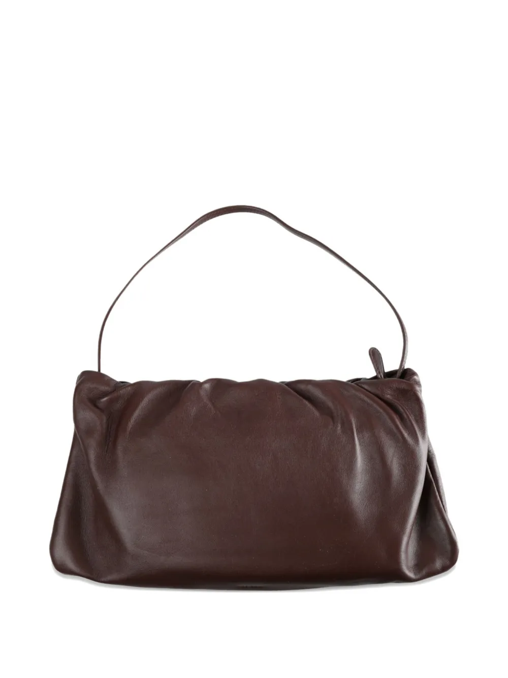 The Row gathered leather tote bag Bruin