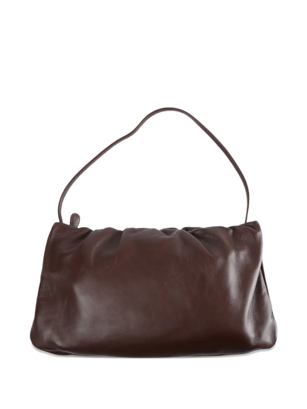 The Row gathered leather tote bag Bruin