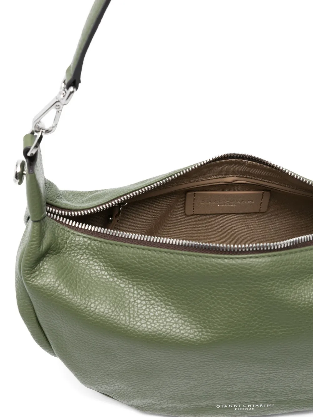 GIANNI CHIARINI Aisha leren schoudertas Groen