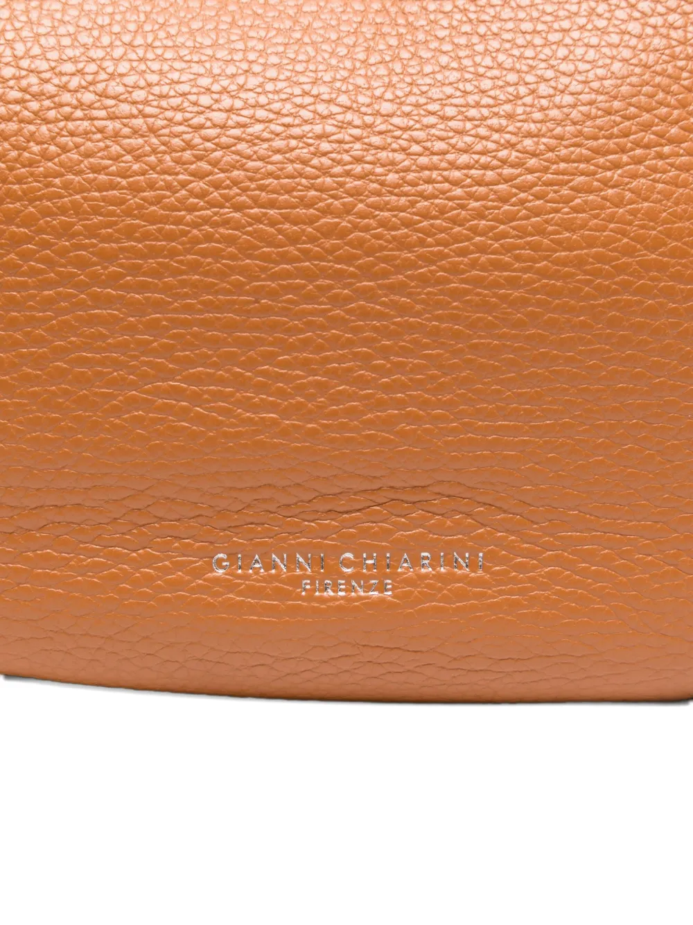 GIANNI CHIARINI Aisha leren schoudertas Bruin
