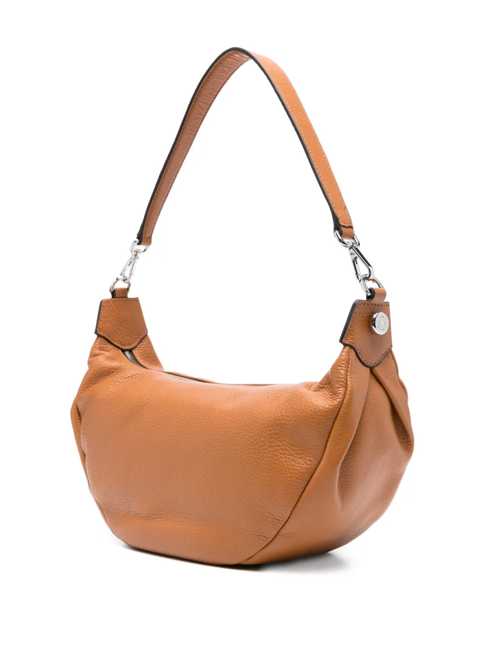 GIANNI CHIARINI Aisha leren schoudertas Bruin