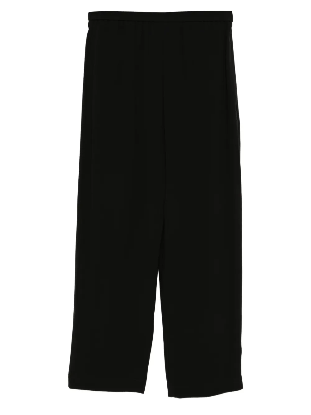 Theory pleated wide-leg trousers Zwart