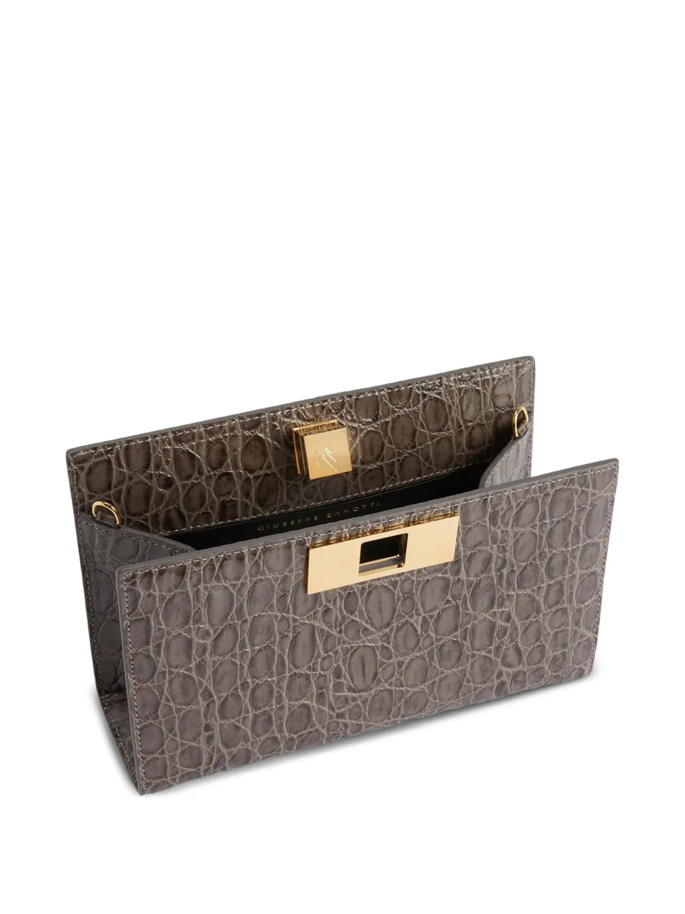 Giuseppe Zanotti Annhita crocodile-embossed clutch bag | Image 2