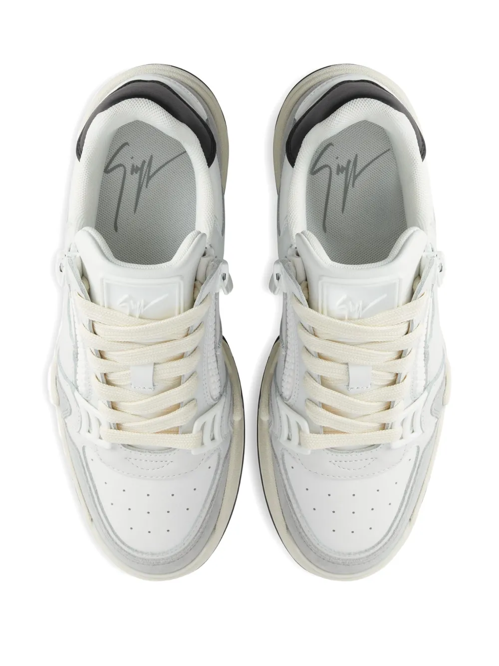 Giuseppe Zanotti GZ Ghost sneakers met rits Wit