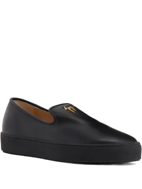 Giuseppe Zanotti Kobe logo-plaque slip-on sneakers