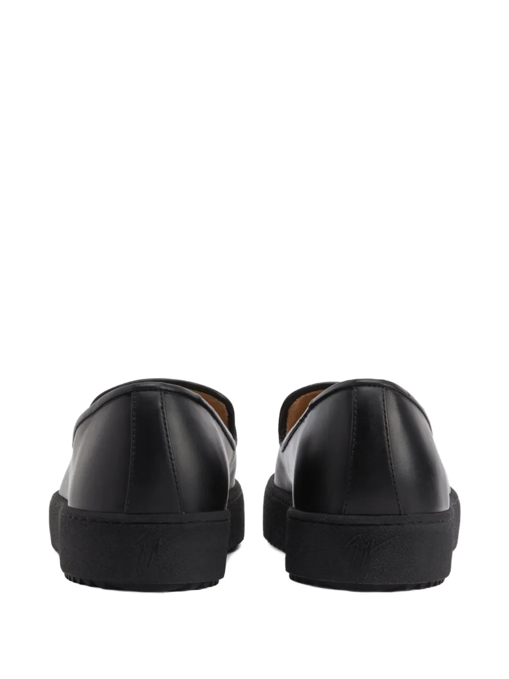Giuseppe Zanotti Kobe logo-plaque slip-on sneakers Black