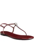 Giuseppe Zanotti Hollie crystal-embellished sandals - Red