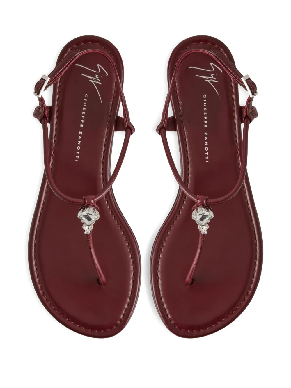Giuseppe Zanotti Hollie crystal-embellished sandals | Flat Sandals | Image 2