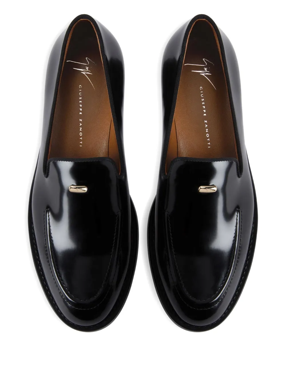 Giuseppe Zanotti Dories leather-upper loafers Black