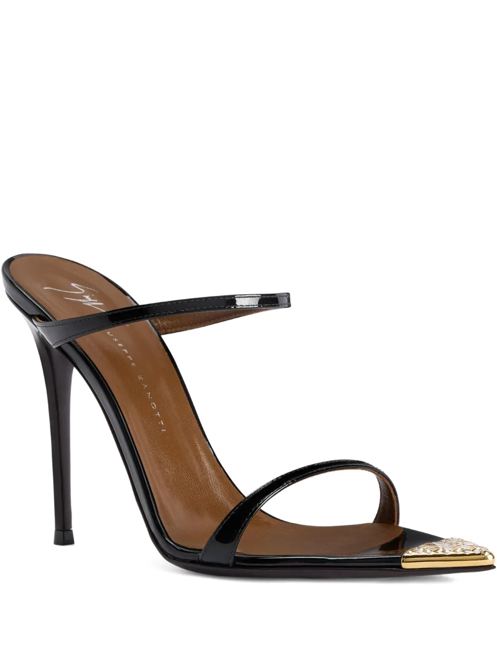 Giuseppe Zanotti 105mm Intriigo Jewelry crystal-embellished sandals Black