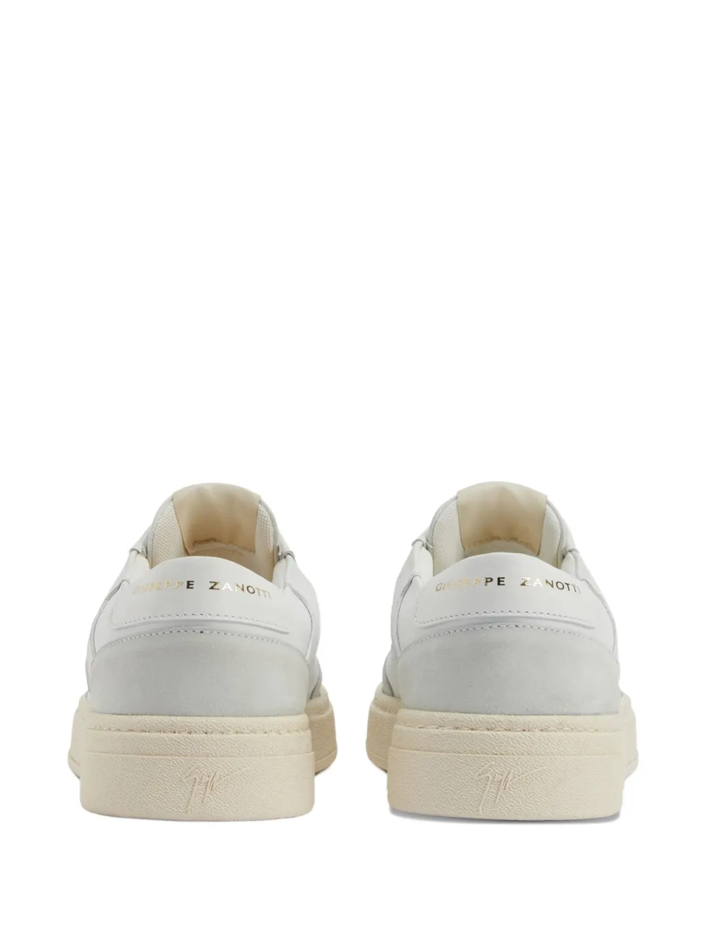 Giuseppe Zanotti Gz94 leather suede low-top sneakers White
