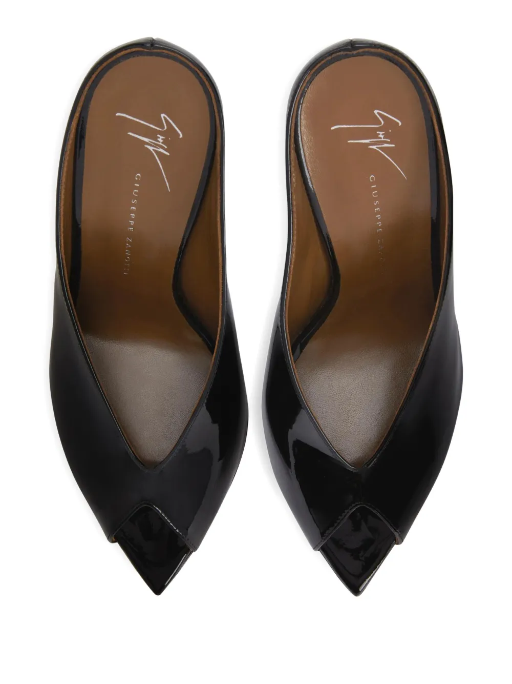 Giuseppe Zanotti 90 mm Intriigo Cluedo sandalen met open neus Zwart