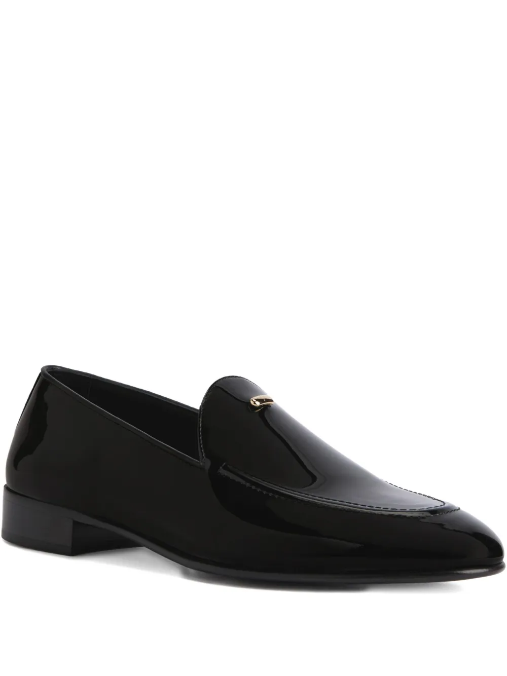 Giuseppe Zanotti Gz Jaky patent-leather loafers Black
