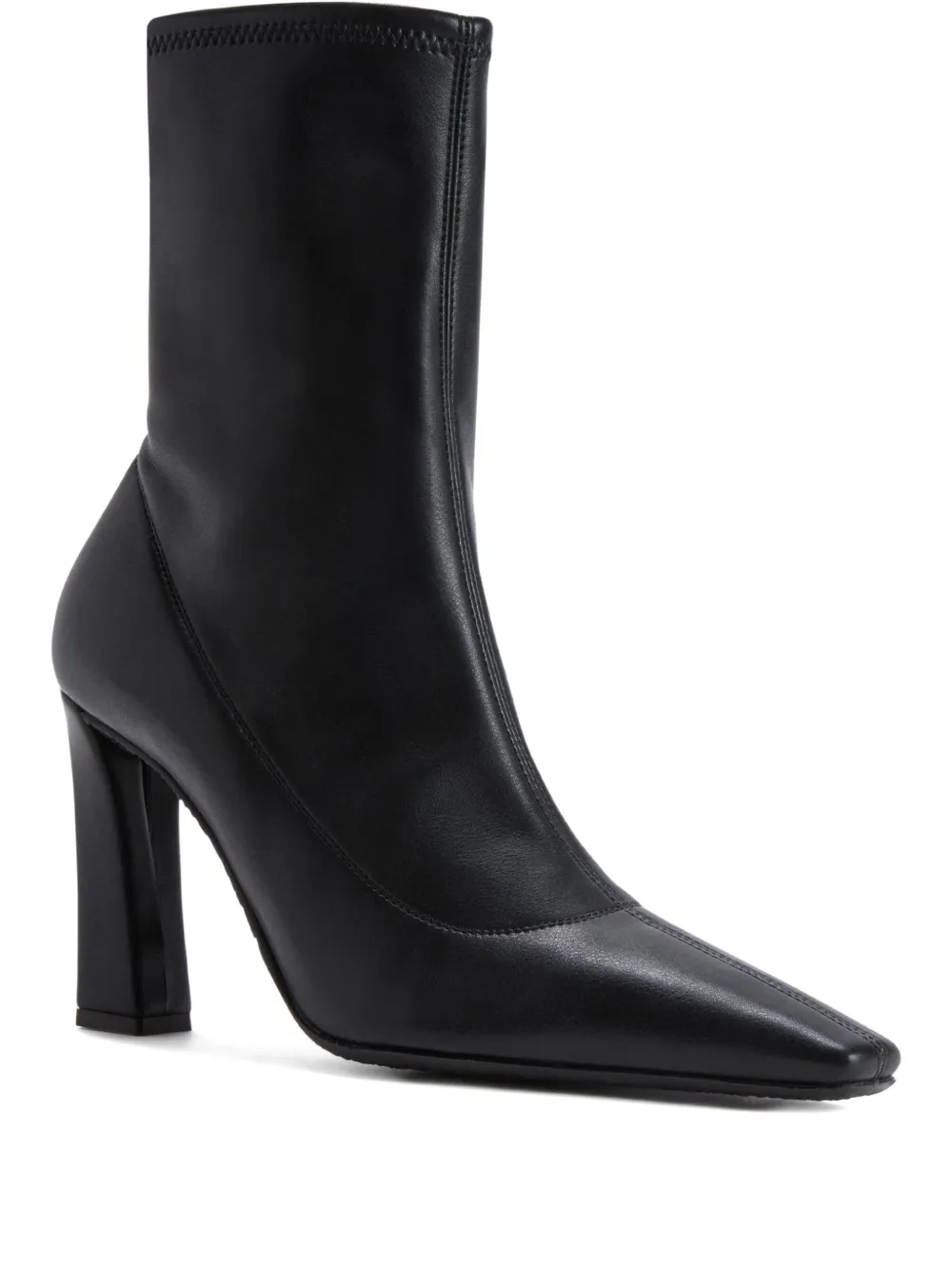 Giuseppe Zanotti Janiee Stretch 90 square-toe sock boots Black