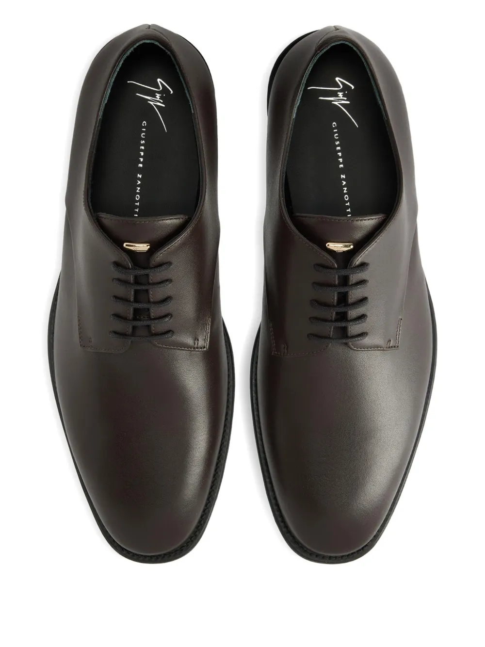 Giuseppe Zanotti Leren veterschoenen Bruin