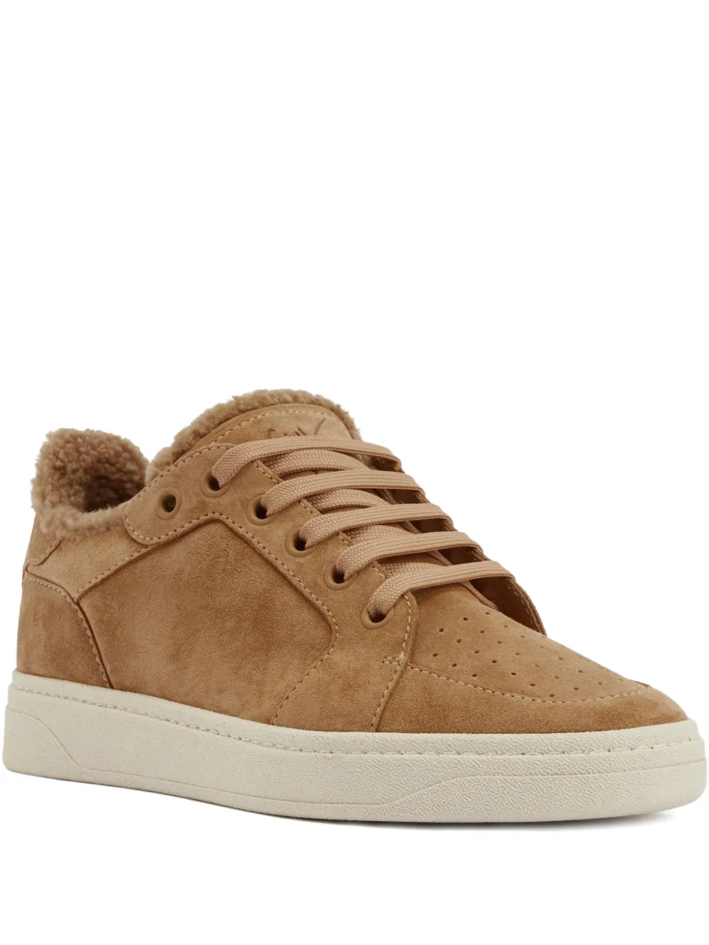 Giuseppe Zanotti Gz94 lined suede low-top sneakers Brown