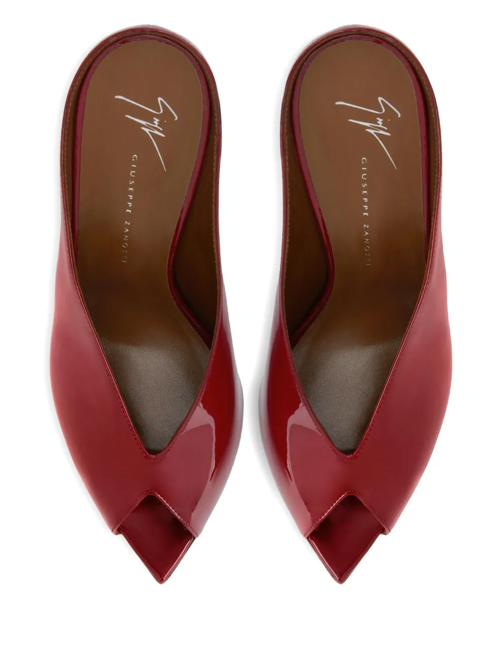 Giuseppe Zanotti 90mm Intriigo peep-toe stiletto sandals Red