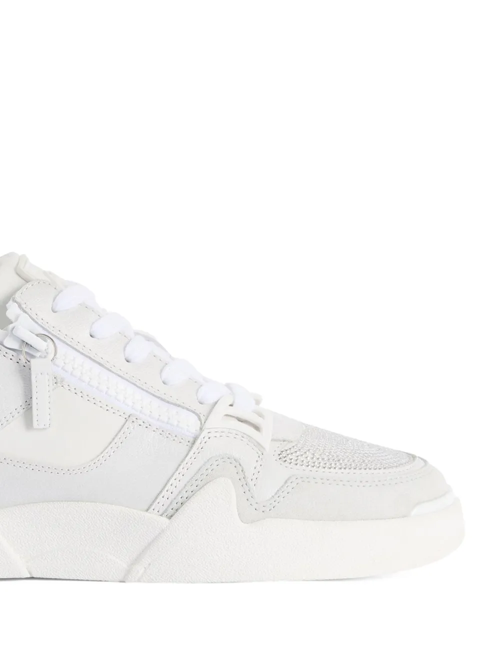 Giuseppe Zanotti zipped low-top sneakers White