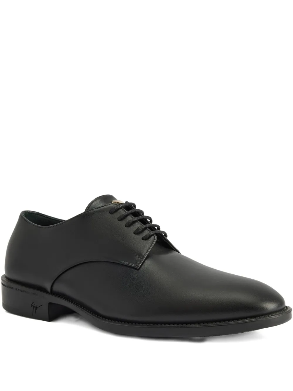 Giuseppe Zanotti Oxford leren veterschoenen Zwart