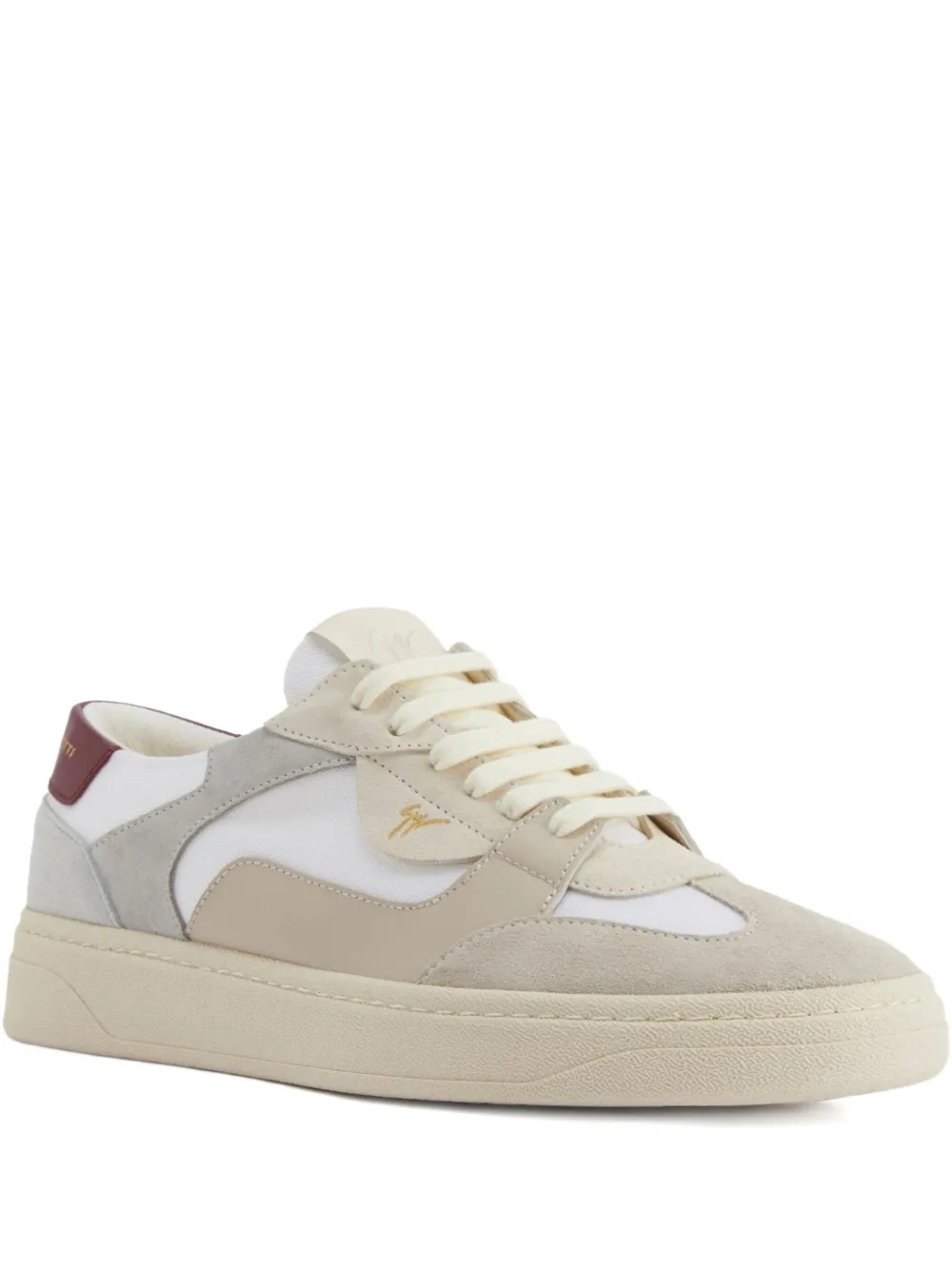 Giuseppe Zanotti GZ94 low-top sneakers met vlakken Beige