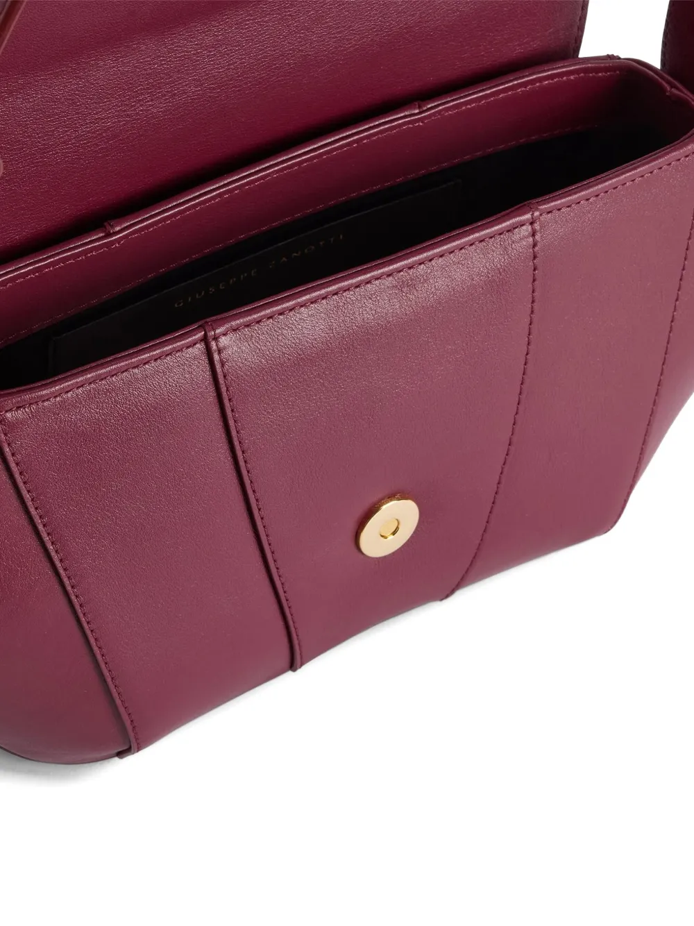 Giuseppe Zanotti GZ Day And Night leather shoulder bag Rood