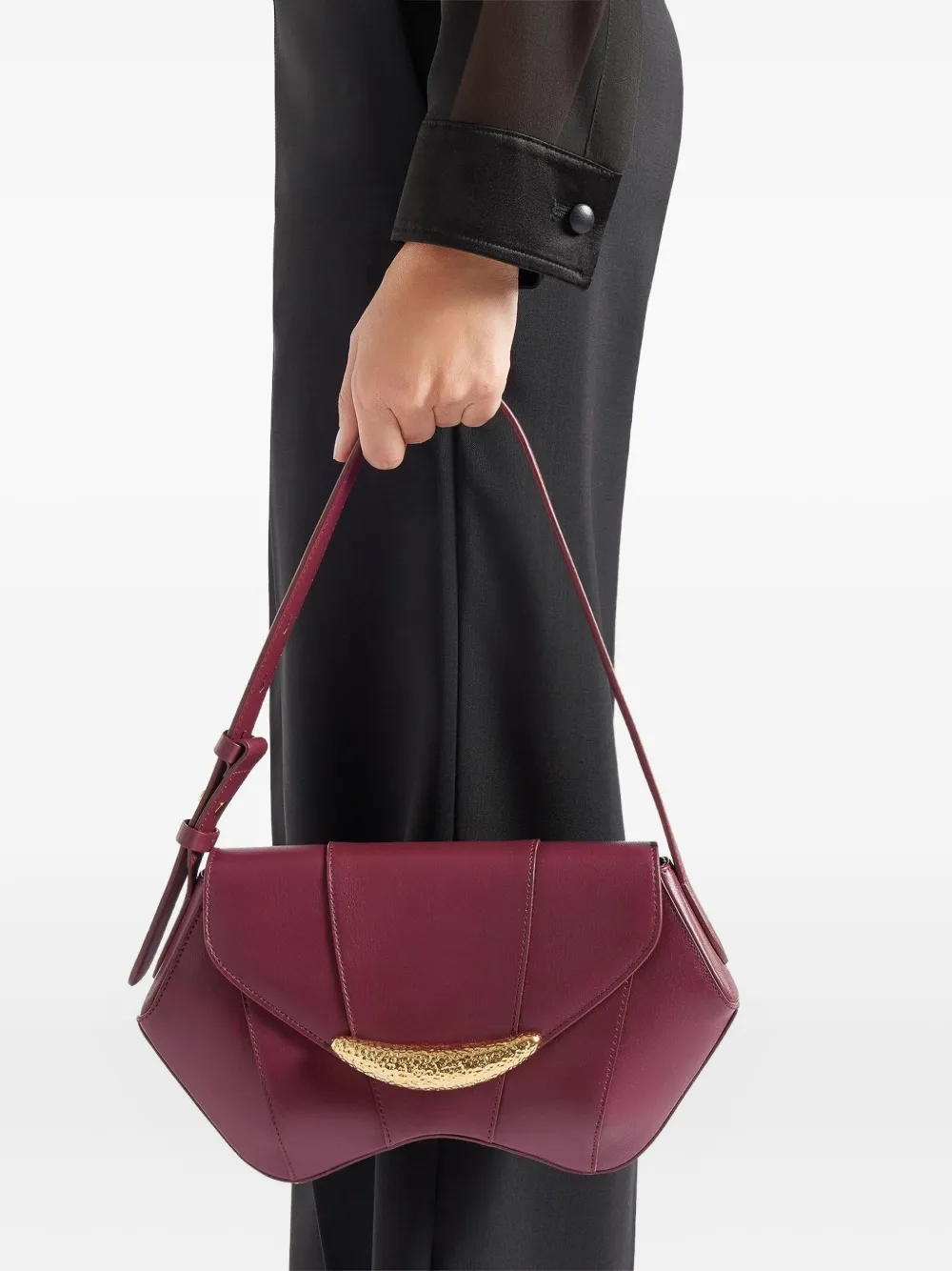 Giuseppe Zanotti GZ Day And Night leather shoulder bag Rood