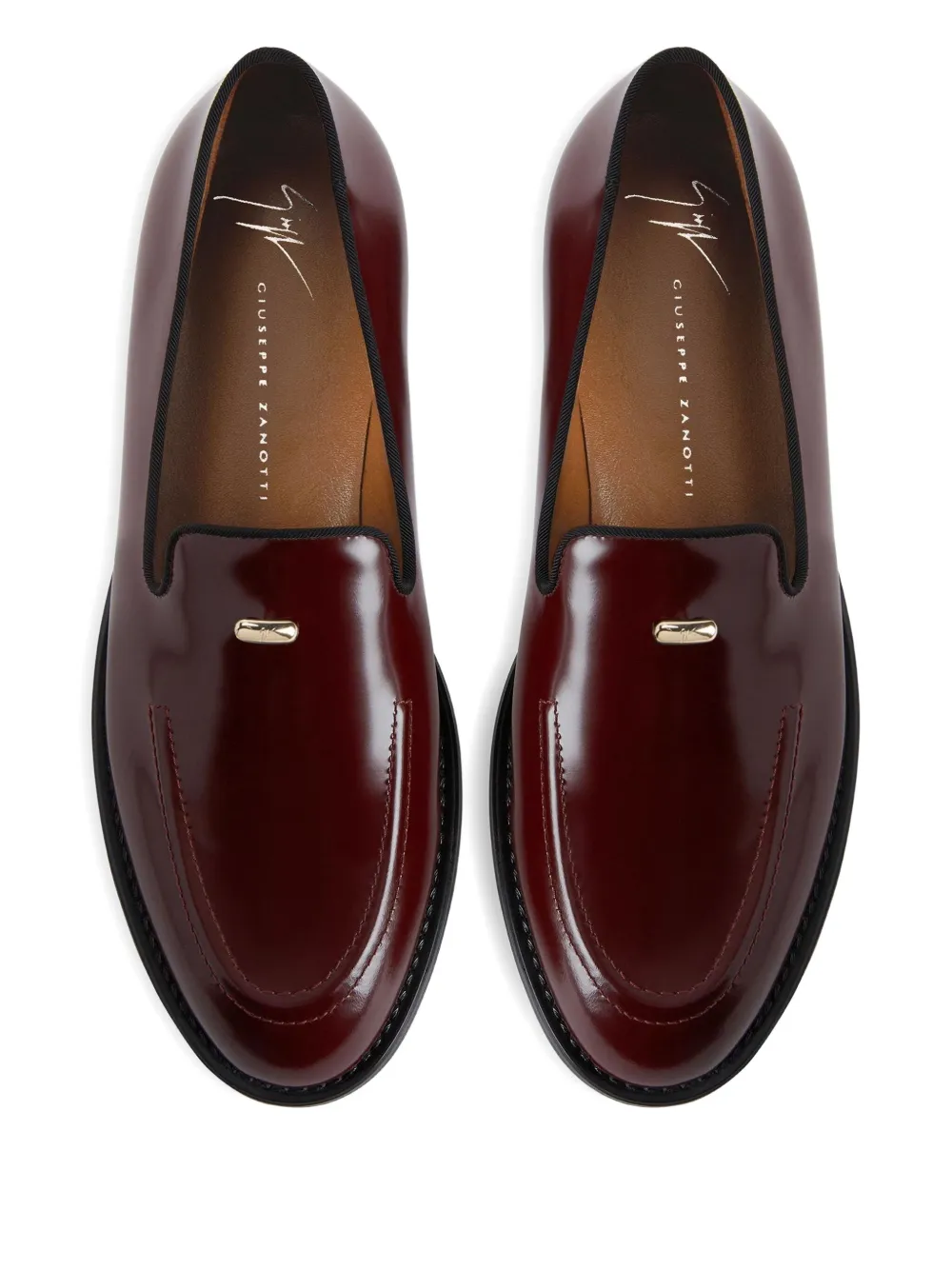Giuseppe Zanotti Dories leather loafers Red